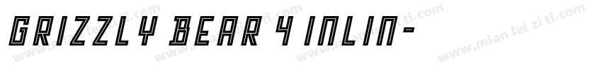 Grizzly Bear 4 Inlin字体转换